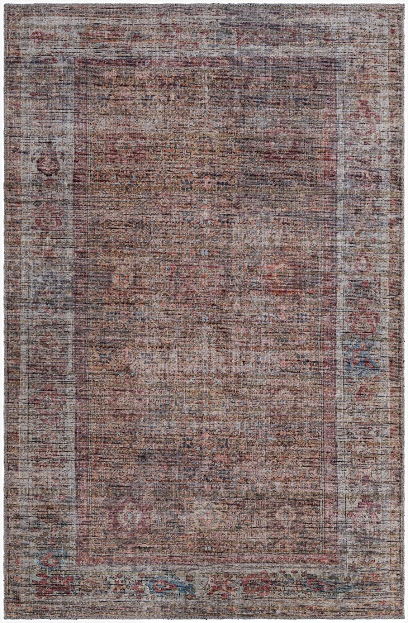 5' 3 x 8' Washable Nostalgia Rug