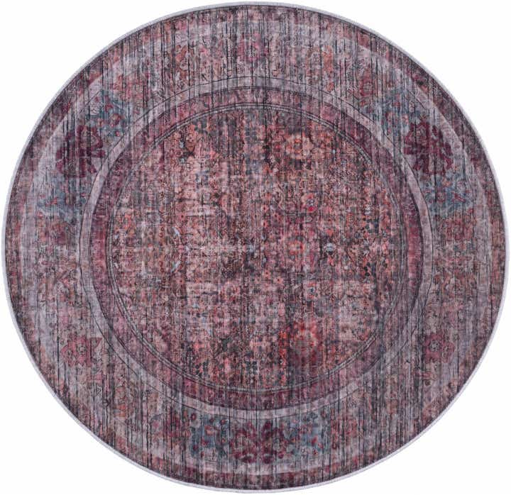 5' x 5' 3 Nostalgia Round Rug