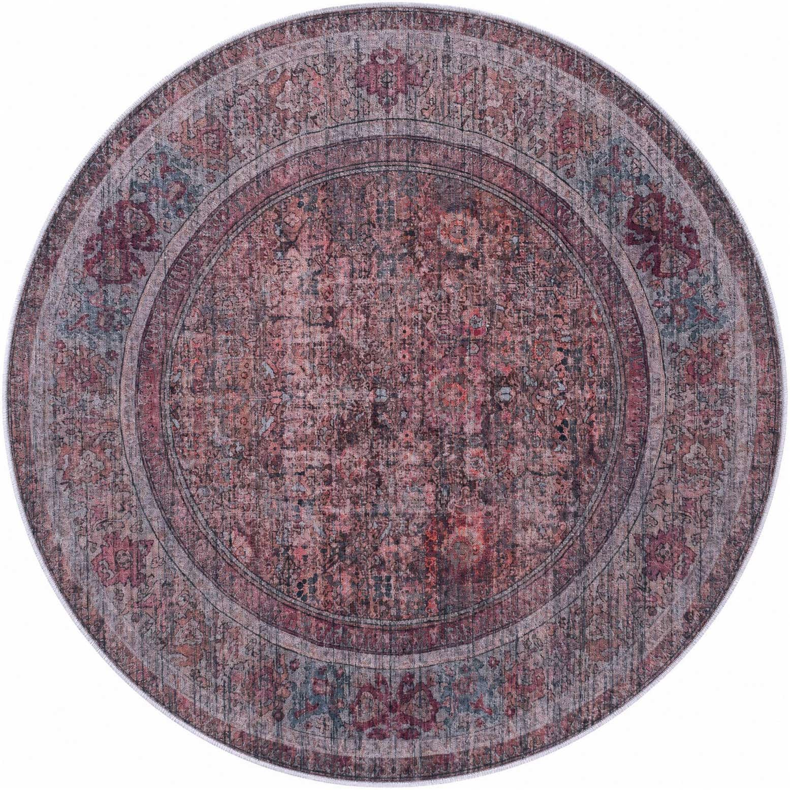 185cm x 185cm Nostalgia Alfombra redondo