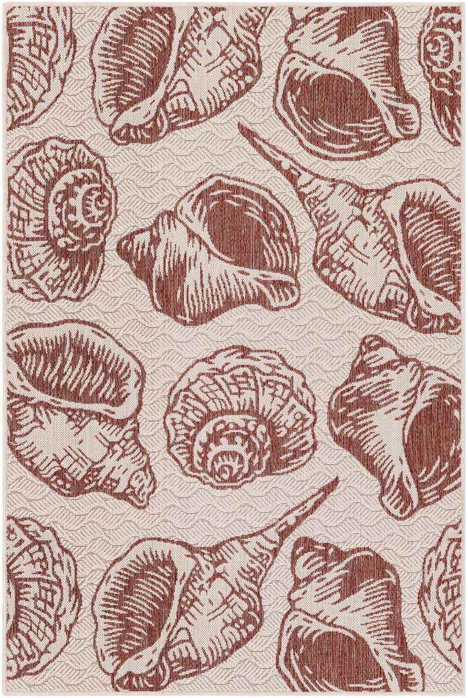 4' x 6' Easy-Clean Coastal Indoor / Outdoor Rug