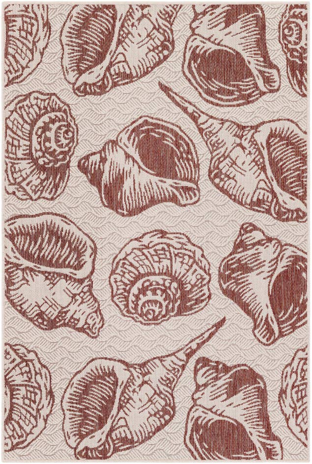 Detail image of 4' x 6' Easy-Clean Coastal Indoor / Outdoor Rug
