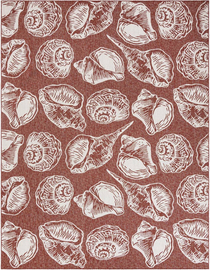 Detail image of 10' x 14' Easy-Clean Coastal Indoor / Outdoor Rug