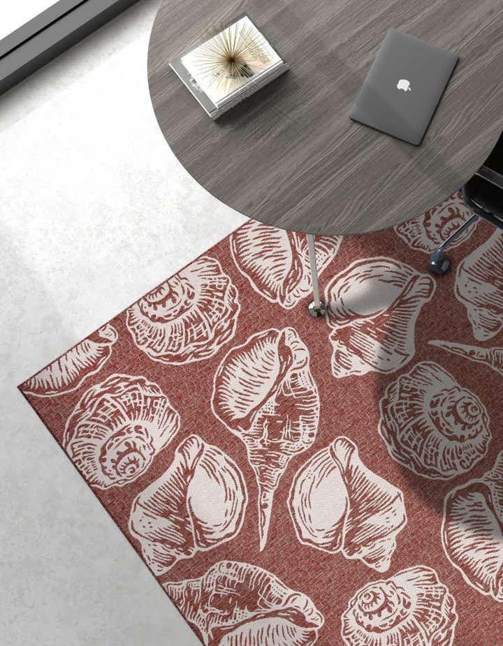5' 3 x 8' Easy-Clean Coastal Indoor / Outdoor Rug