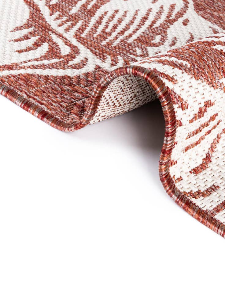 Detail image of 7' 10 x 10'  Washable Coastal Indoor / Outdoor Rug