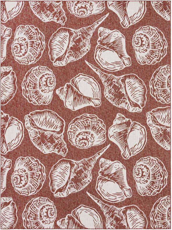9' x 12' Easy-Clean Coastal Indoor / Outdoor Rug