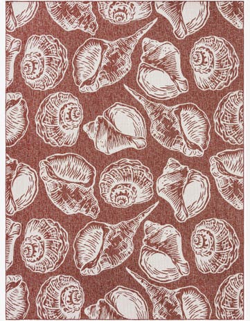 9' x 12' Easy-Clean Coastal Indoor / Outdoor Rug