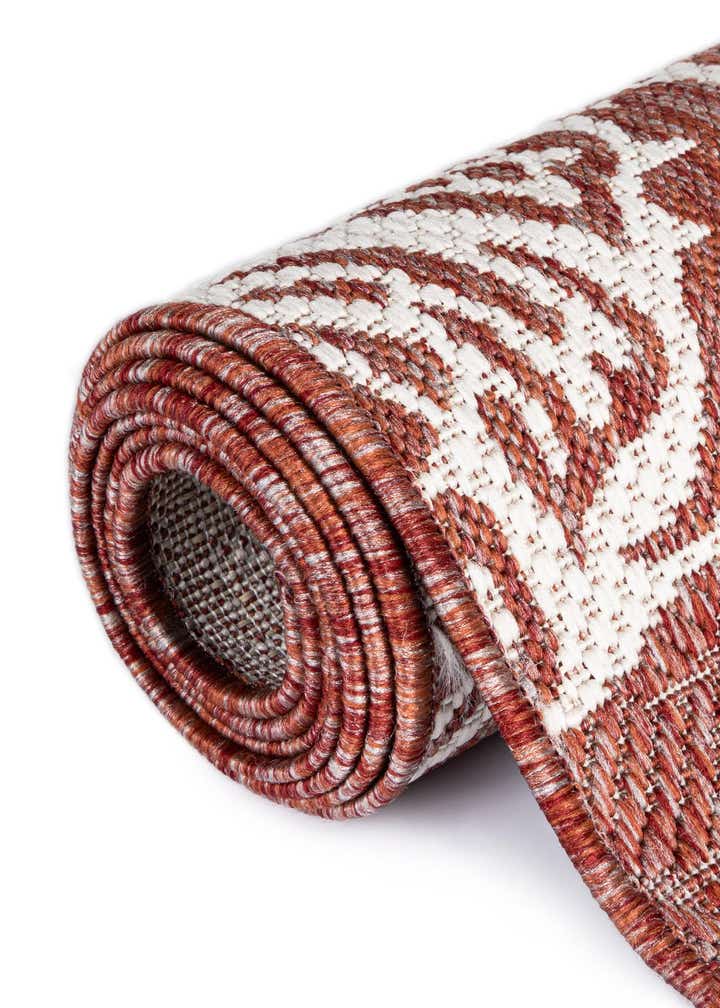 12' x 12' Easy-Clean Coastal Indoor / Outdoor Round Rug