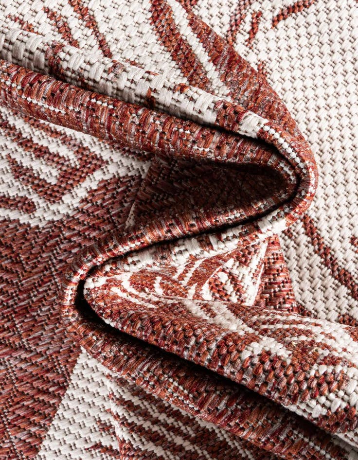Detail image of 10' x 10' Easy-Clean Coastal Indoor / Outdoor Square Rug
