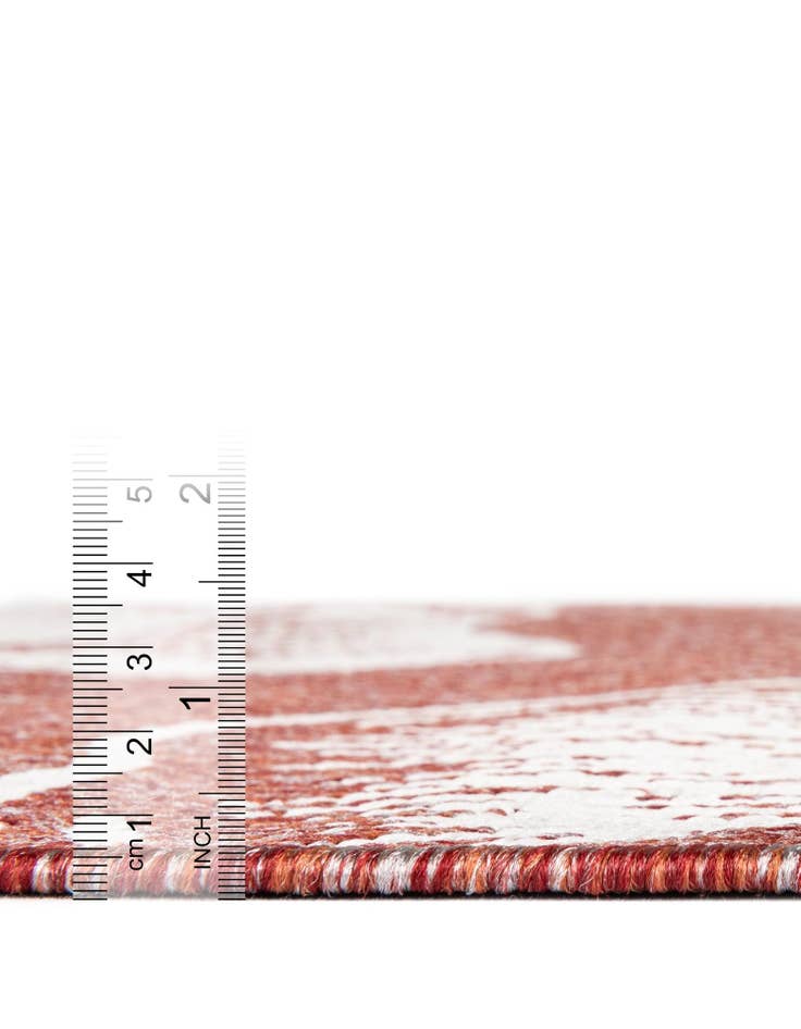 Detail image of 10' x 10' Easy-Clean Coastal Indoor / Outdoor Square Rug