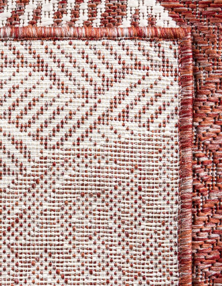 Detail image of 10' x 10' Easy-Clean Coastal Indoor / Outdoor Square Rug