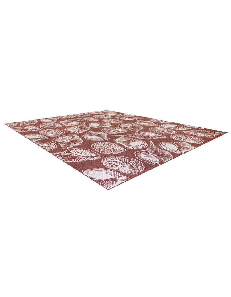 Detail image of 13' x 13' Easy-Clean Coastal Indoor / Outdoor Square Rug