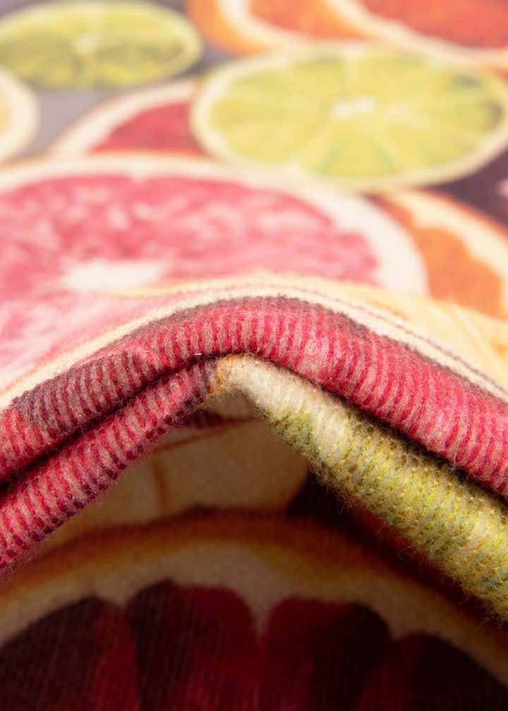 2' x 3' 1 Easy-Clean Jill Zarin Caribbean Indoor / Outdoor Oval Rug
