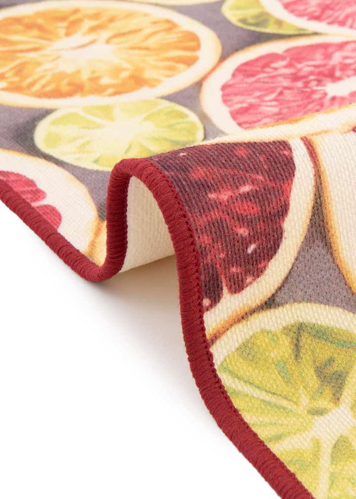 2' x 3' 1 Easy-Clean Jill Zarin Caribbean Indoor / Outdoor Oval Rug