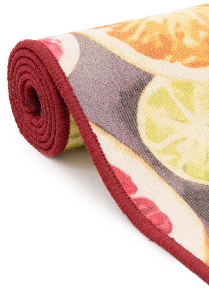 2' x 3' 1 Easy-Clean Jill Zarin Caribbean Indoor / Outdoor Oval Rug