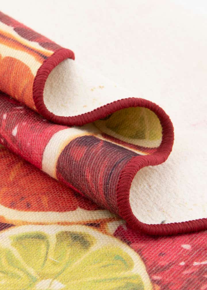 2' x 3' 1 Easy-Clean Jill Zarin Caribbean Indoor / Outdoor Oval Rug