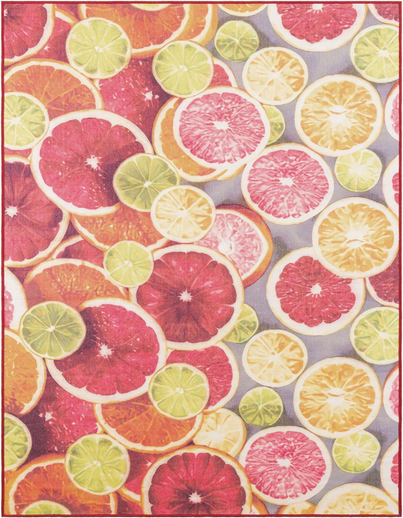 5' 3 x 8' Easy-Clean Jill Zarin Caribbean Indoor / Outdoor Rug