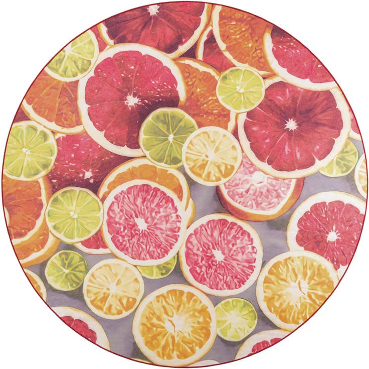 Detail image of 10' x 10' Easy-Clean Jill Zarin Caribbean Indoor / Outdoor Round Rug