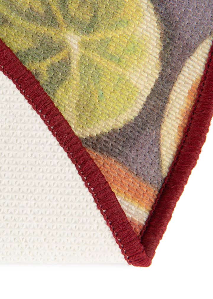10' x 10' Easy-Clean Jill Zarin Caribbean Indoor / Outdoor Round Rug