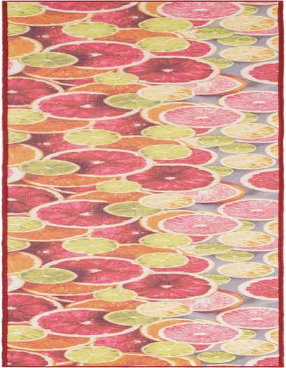 2' x 10' Easy-Clean Jill Zarin Caribbean Indoor / Outdoor Runner Rug