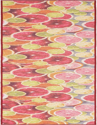 Detail image of 2' x 10' Easy-Clean Jill Zarin Caribbean Indoor / Outdoor Runner Rug