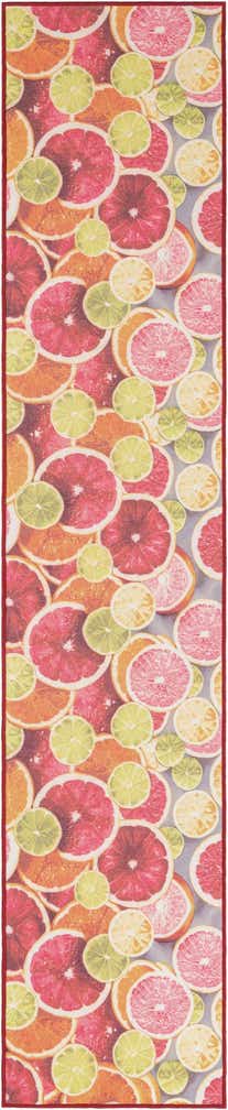 2' x 10' Easy-Clean Jill Zarin Caribbean Indoor / Outdoor Runner Rug
