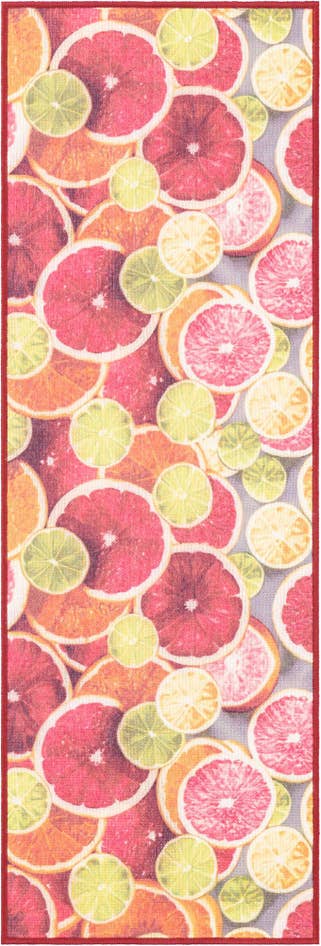 Detail image of 2' x 6' 1 Easy-Clean Jill Zarin Caribbean Indoor / Outdoor Runner Rug