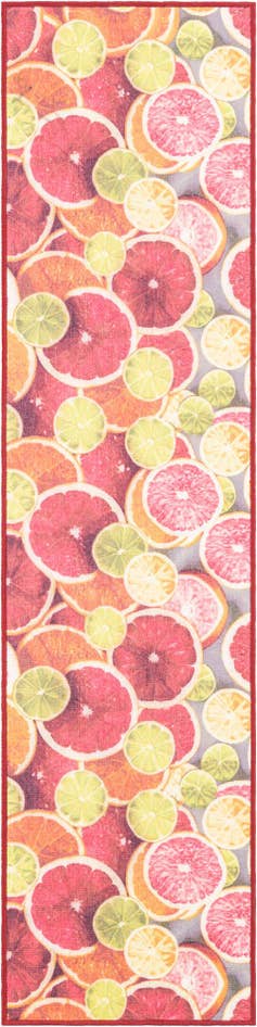 Detail image of 2' x 8' Easy-Clean Jill Zarin Caribbean Indoor / Outdoor Runner Rug