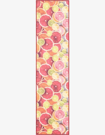 2' x 8' Easy-Clean Jill Zarin Caribbean Indoor / Outdoor Runner Rug