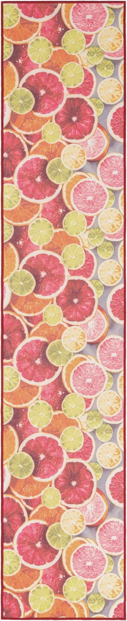 2' x 10'  Washable Jill Zarin Caribbean Indoor / Outdoor Runner Rug