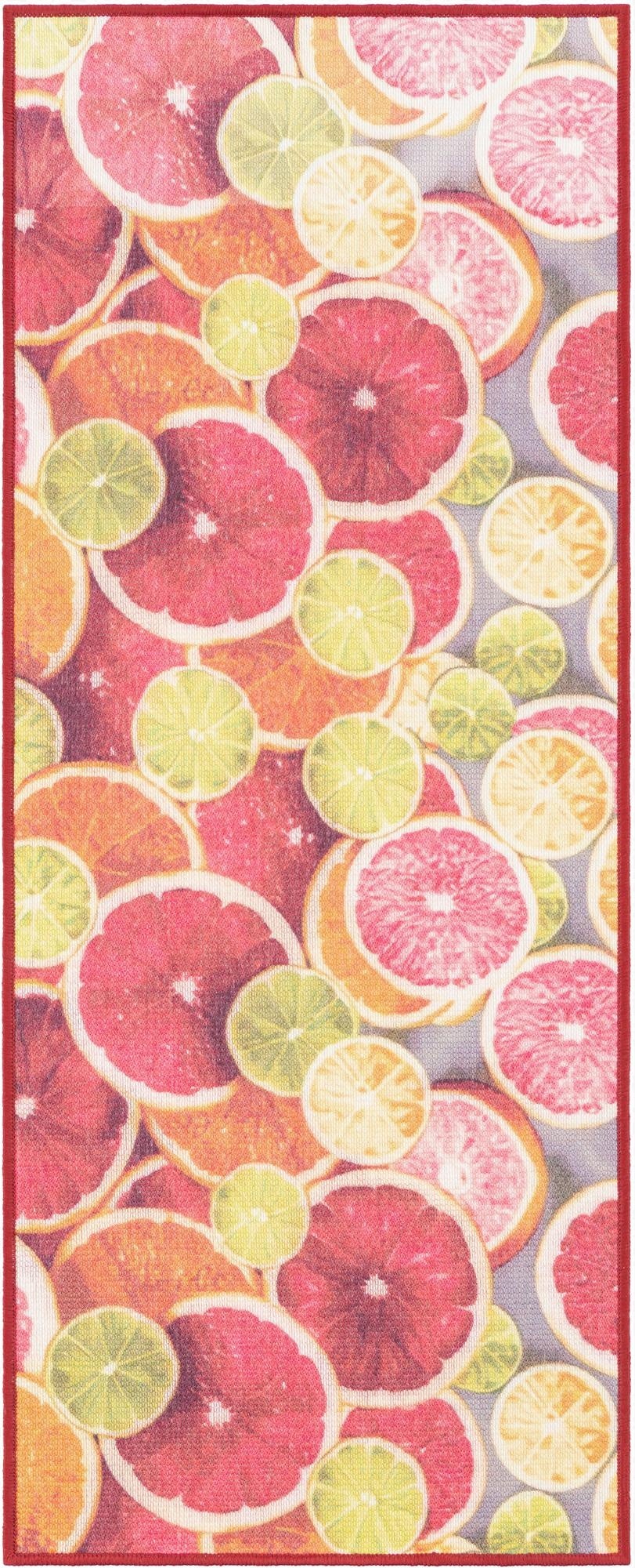2' x 5' 1  Washable Jill Zarin Caribbean Indoor / Outdoor Runner Rug
