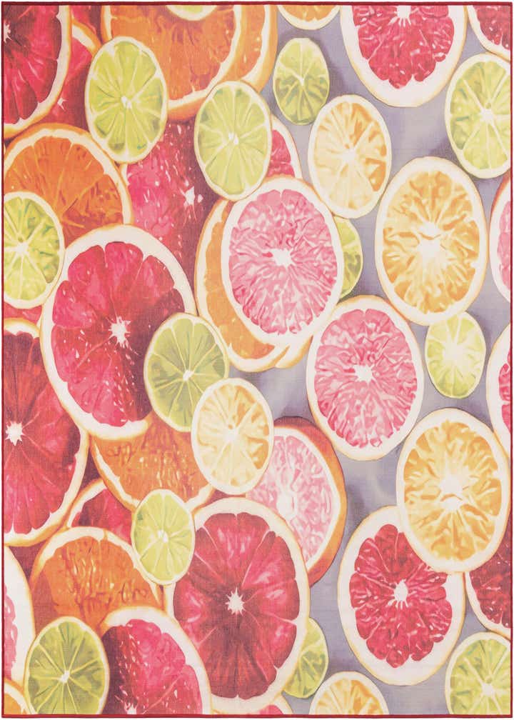 7' 10 x 7' 10 Easy-Clean Jill Zarin Caribbean Indoor / Outdoor Square Rug