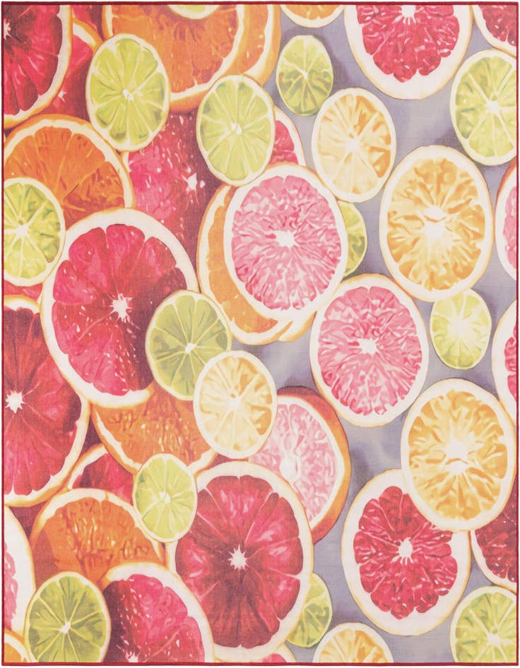 Detail image of 7' 10 x 7' 10 Easy-Clean Jill Zarin Caribbean Indoor / Outdoor Square Rug