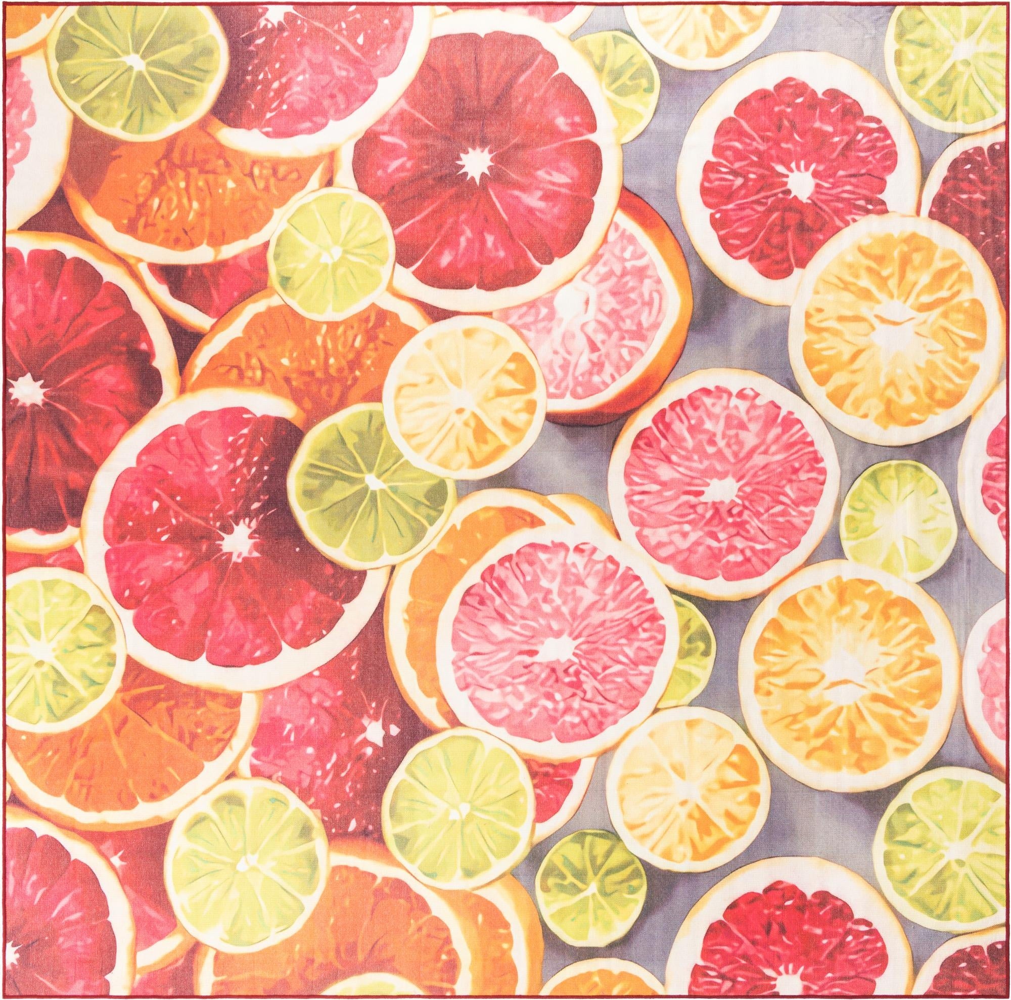 10' x 10'  Washable Jill Zarin Caribbean Indoor / Outdoor Square Rug