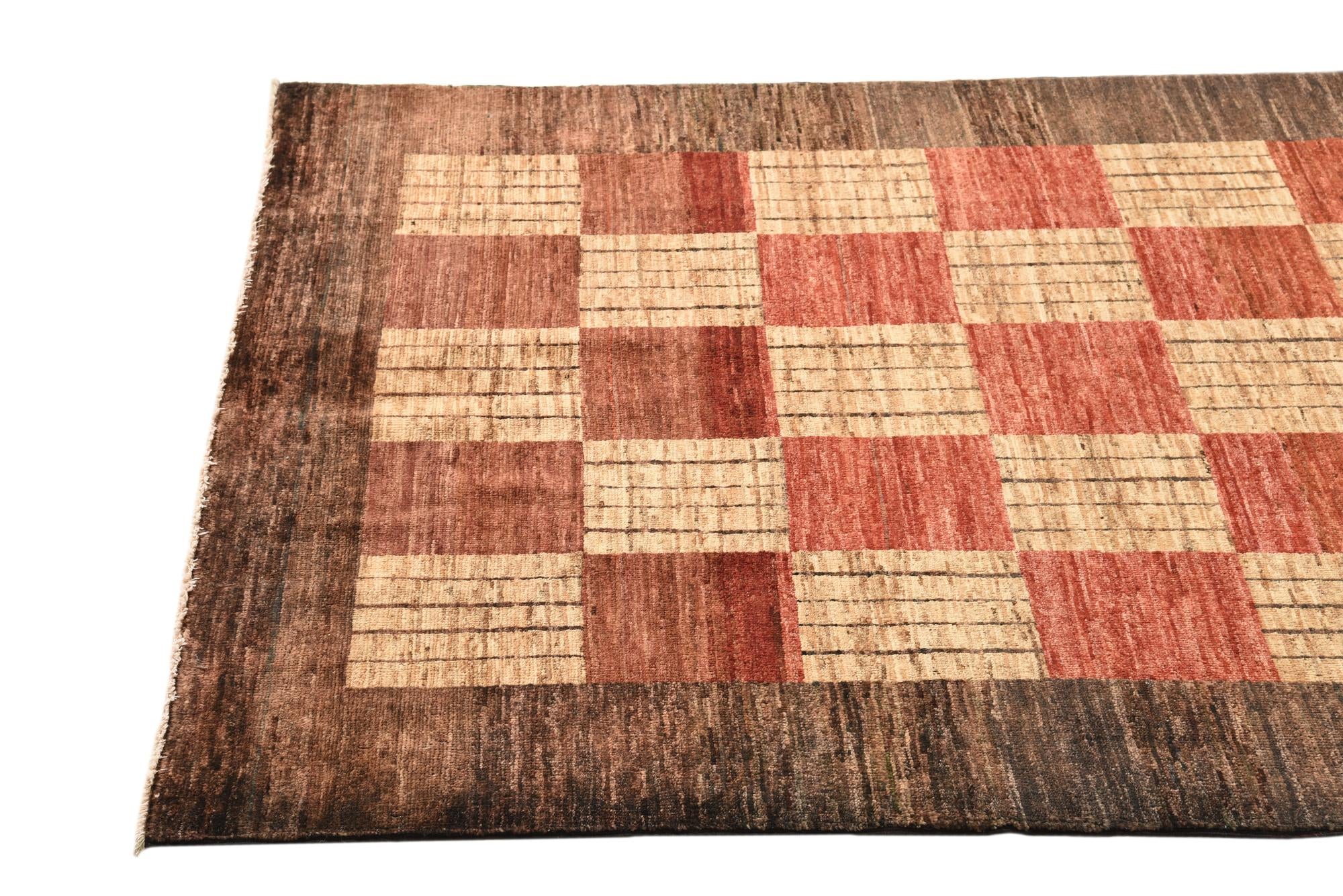 3' 11 x 5' 9 Hand Knotted Modern Ziegler Rug