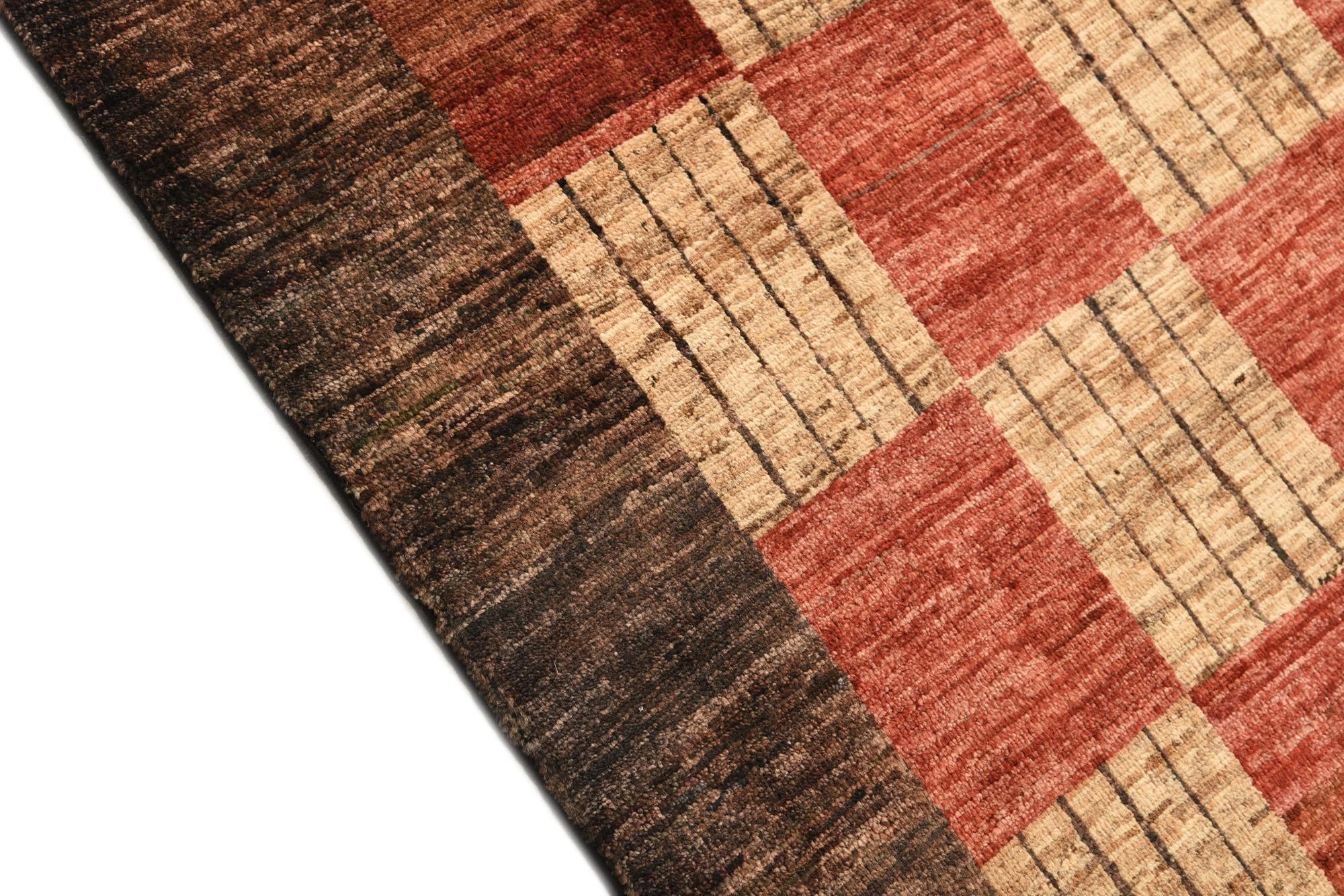 3' 11 x 5' 9 Hand Knotted Modern Ziegler Rug