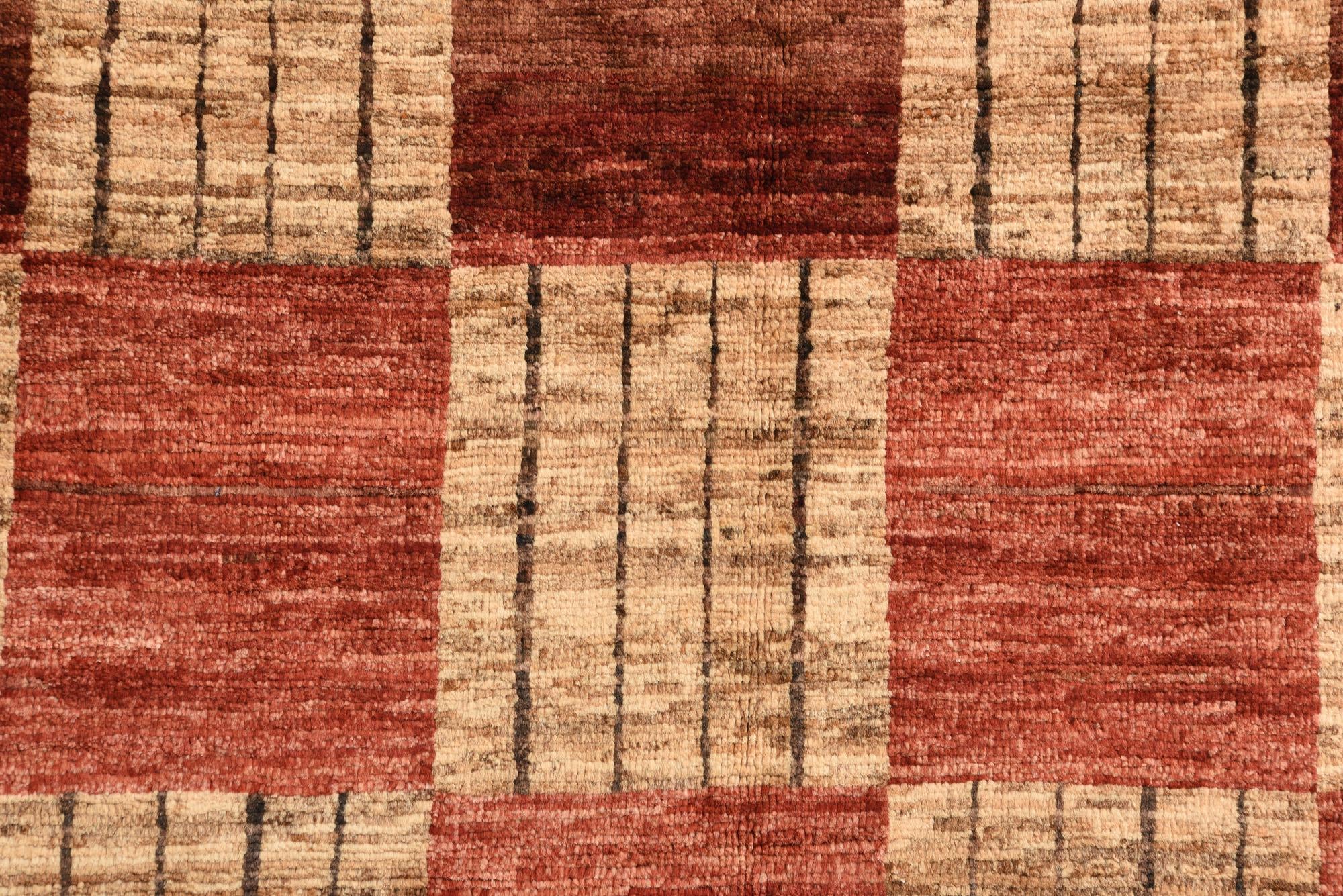 3' 11 x 5' 9 Hand Knotted Modern Ziegler Rug