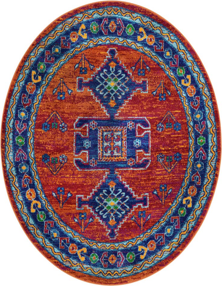 Detail image of 4' x 4' Calypso Round Rug