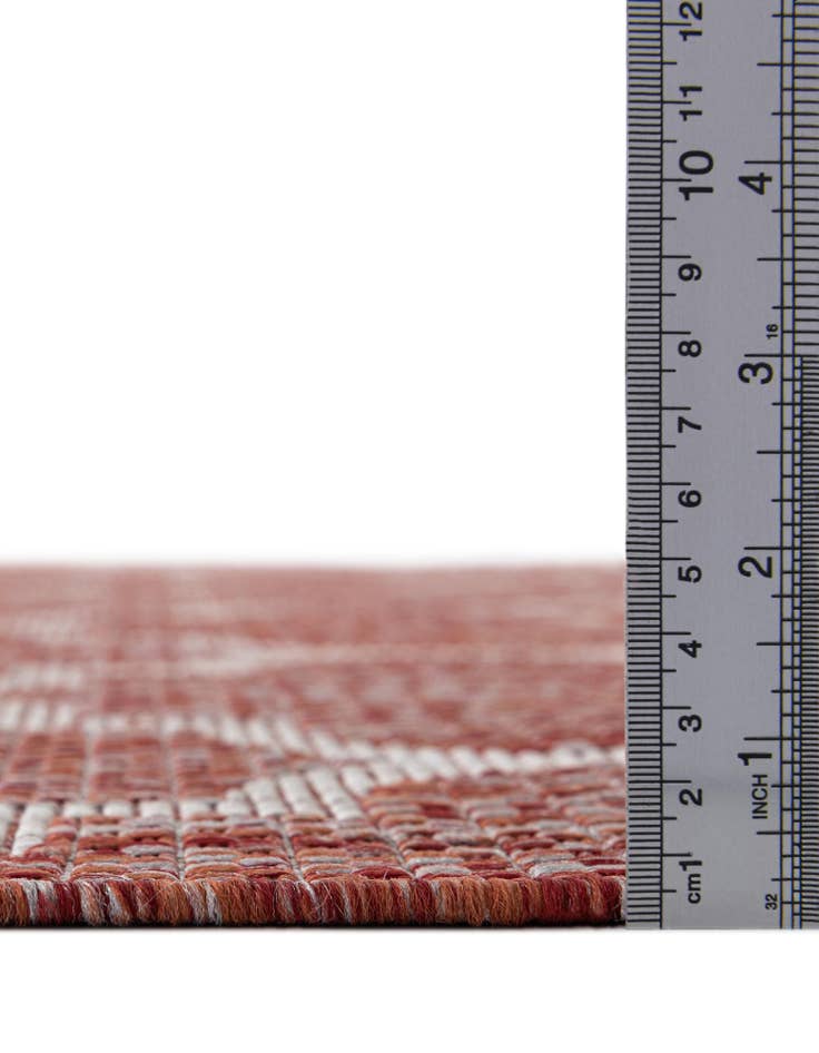 Detail image of 3' x 6' Washable Lattice Indoor / Outdoor Hearth Rug