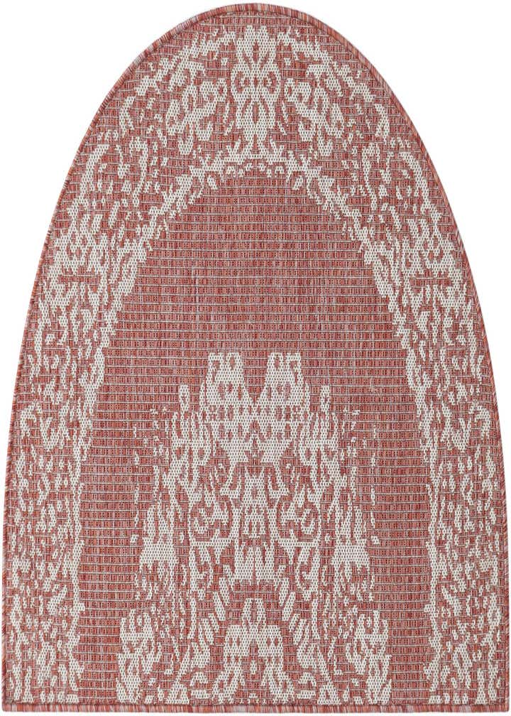 2' 7 x 4' Easy-Clean Traditional Indoor / Outdoor Hearth Rug