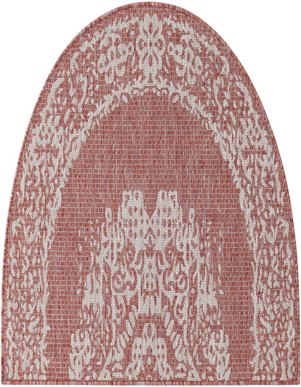 2' 7 x 4' Easy-Clean Traditional Indoor / Outdoor Hearth Rug