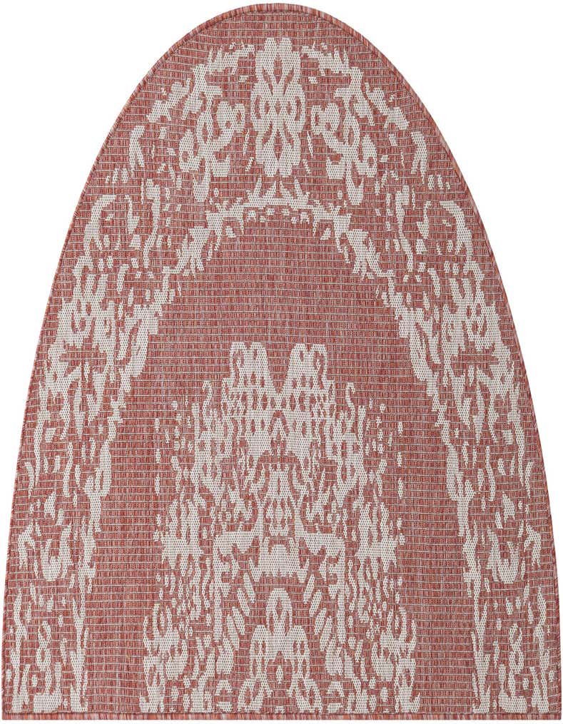 3' x 6' Easy-Clean Traditional Indoor / Outdoor Hearth Rug