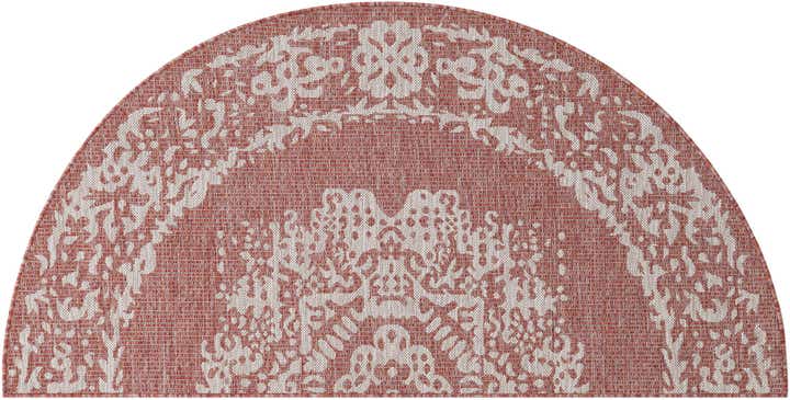 3' x 6' Easy-Clean Traditional Indoor / Outdoor Hearth Rug