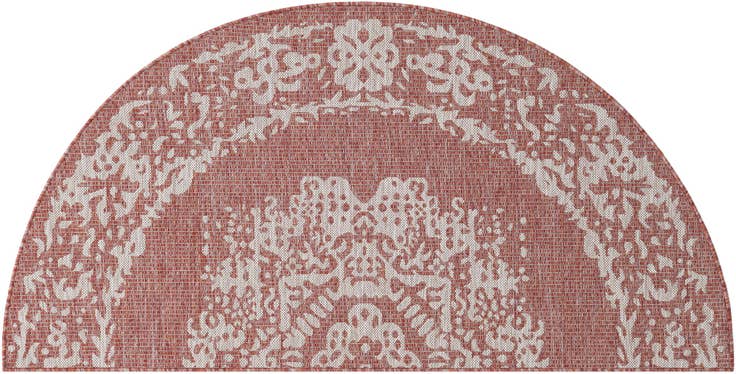 Detail image of 3' x 6' Easy-Clean Traditional Indoor / Outdoor Hearth Rug