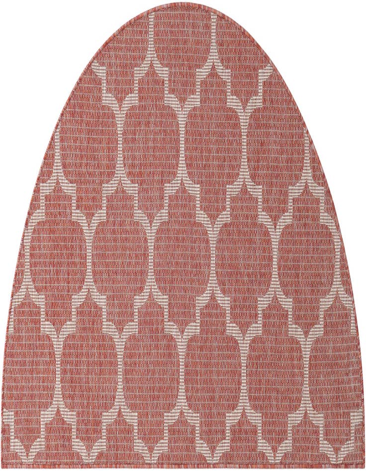 Detail image of 3' x 6' Easy-Clean Trellis Indoor / Outdoor Hearth Rug