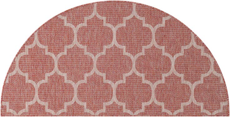 Detail image of 3' x 6' Easy-Clean Trellis Indoor / Outdoor Hearth Rug