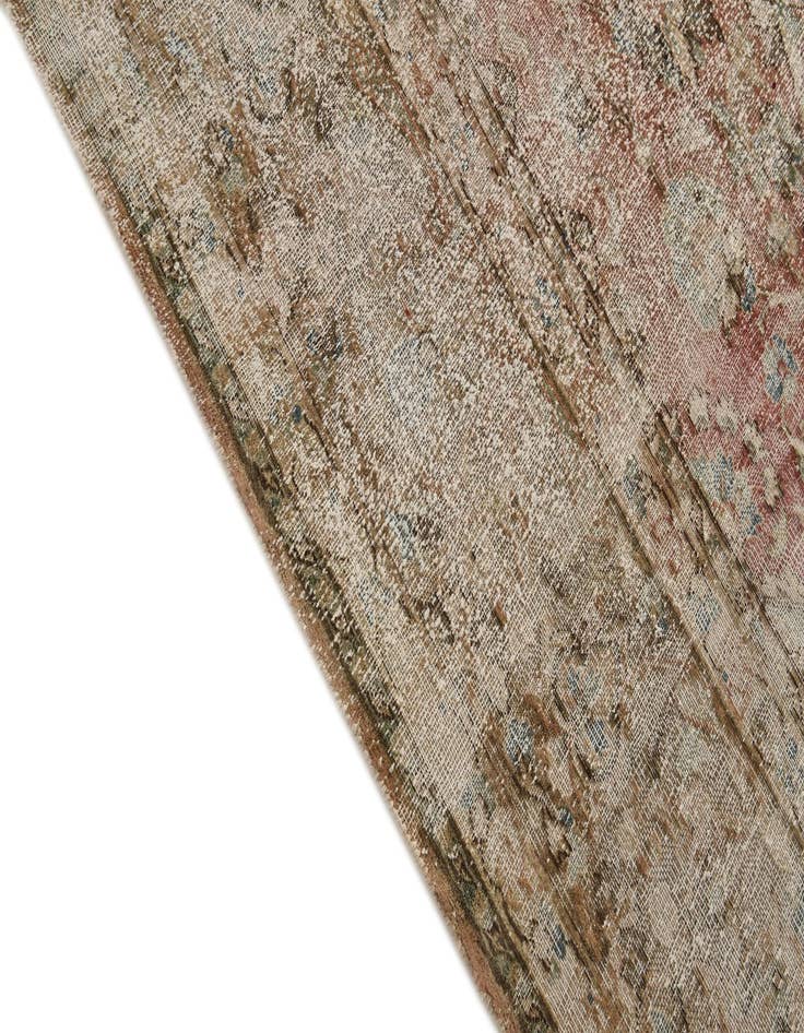 Detail image of 9' 7 x 12' 8  Hand Knotted Ultra Vintage Persian Wool Rug