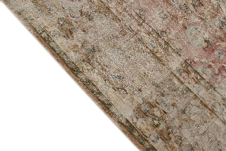 9' 7 x 12' 8 Hand Knotted Ultra Vintage Persian Wool Rug