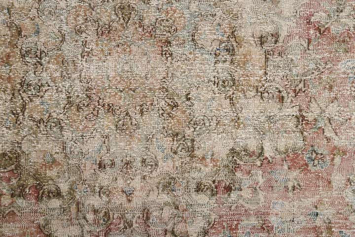 9' 7 x 12' 8 Hand Knotted Ultra Vintage Persian Wool Rug