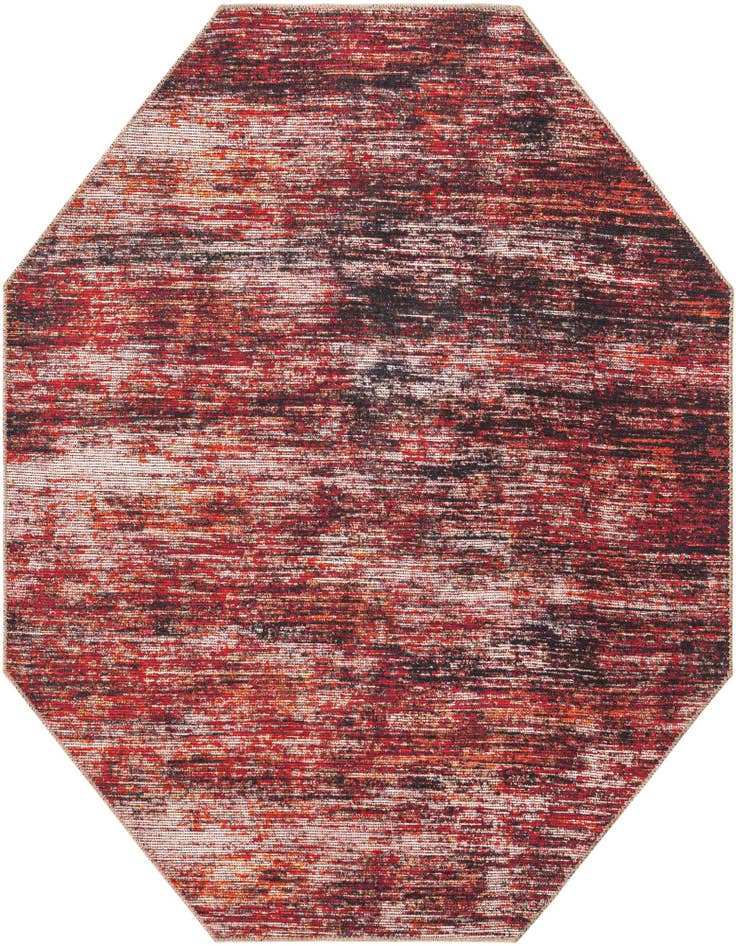 Detail image of 5' x 5' Asha Octagon Rug