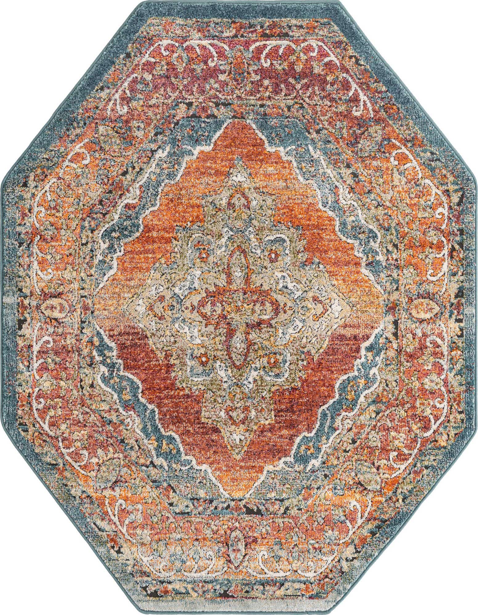 Primary image 5' x 5' Isabella Octagon Rug